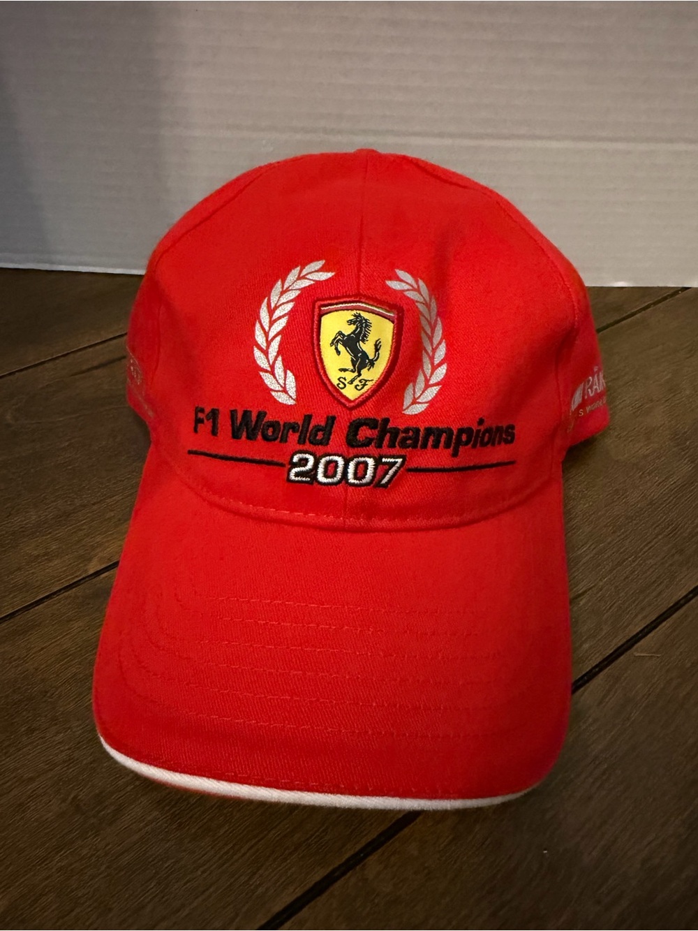 Ferrari Red F1 World Champions 2007 Baseball Cap
